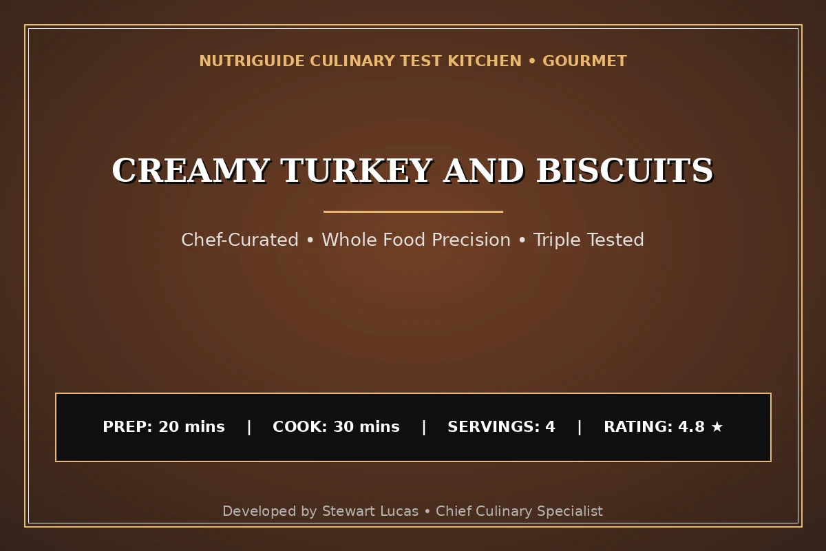 Creamy Turkey And Biscuits