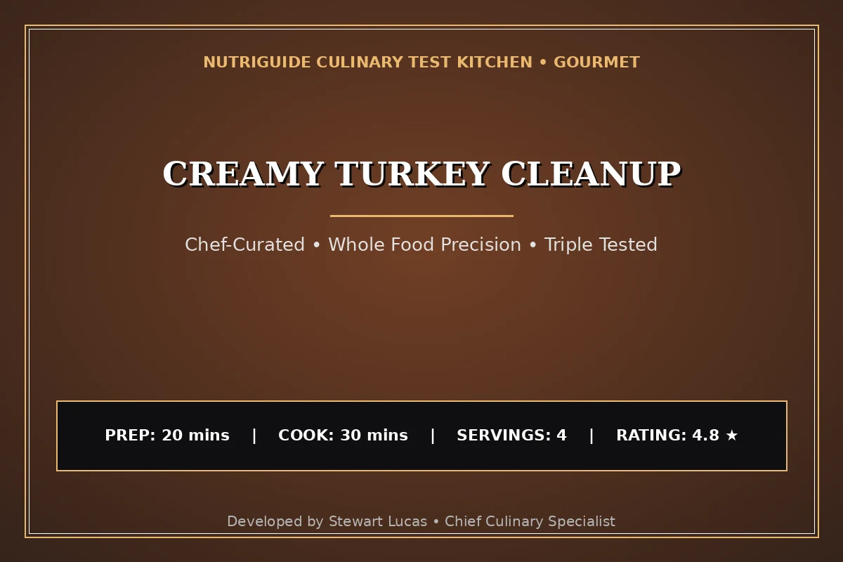 Creamy Turkey Cleanup