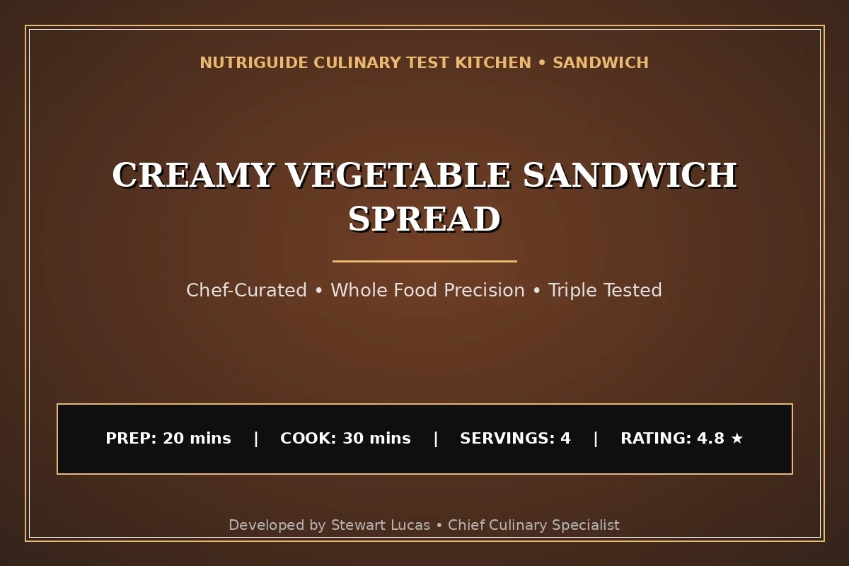 Creamy Vegetable Sandwich Spread