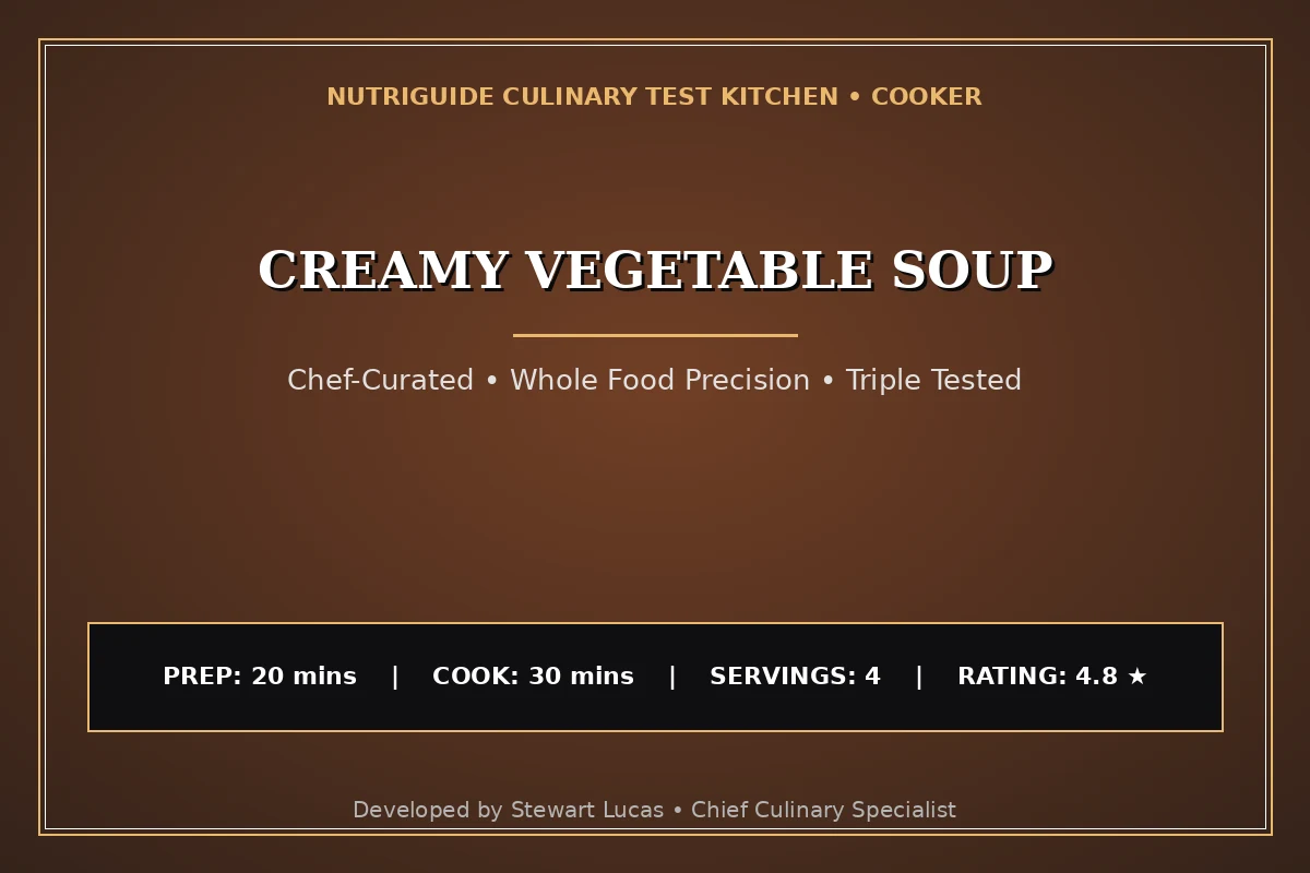 Creamy Vegetable Soup