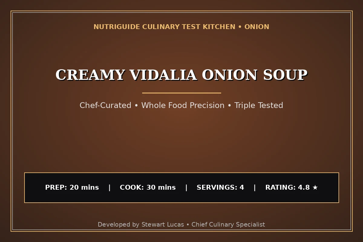 Creamy Vidalia Onion Soup