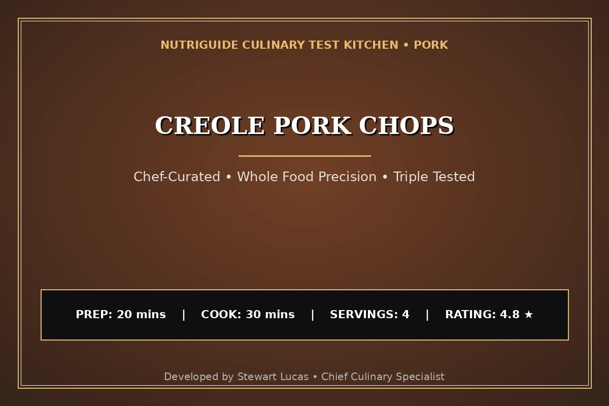 Creole Pork Chops