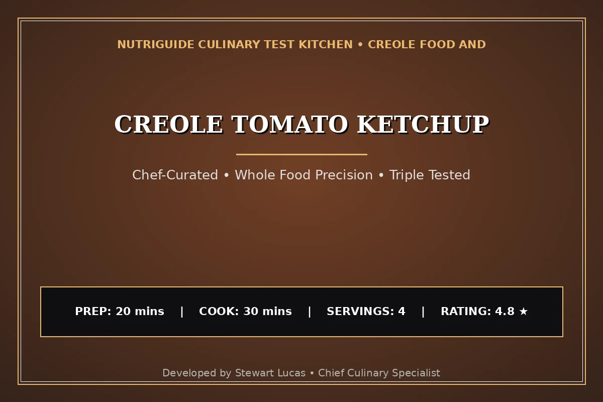 Creole Tomato Ketchup