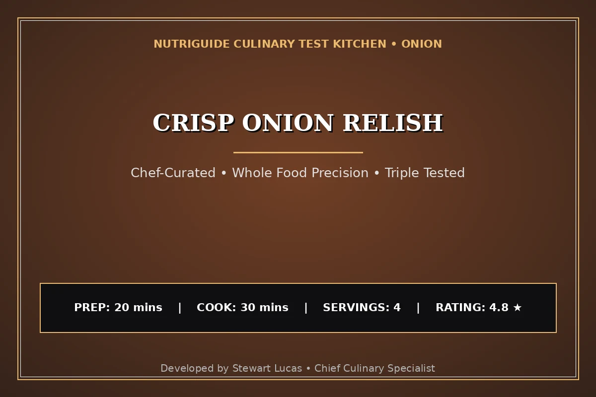 Crisp Onion Relish