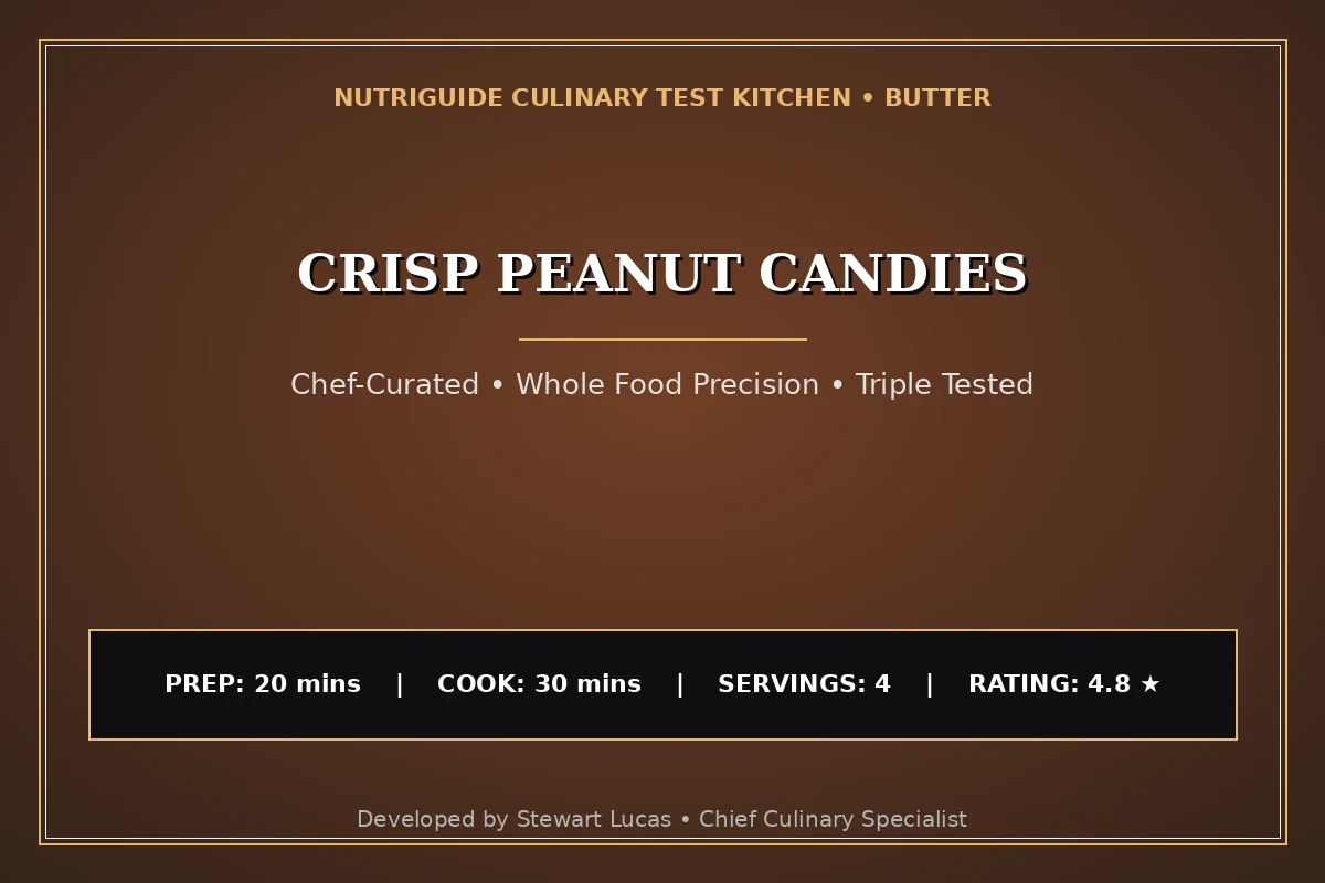 Crisp Peanut Candies