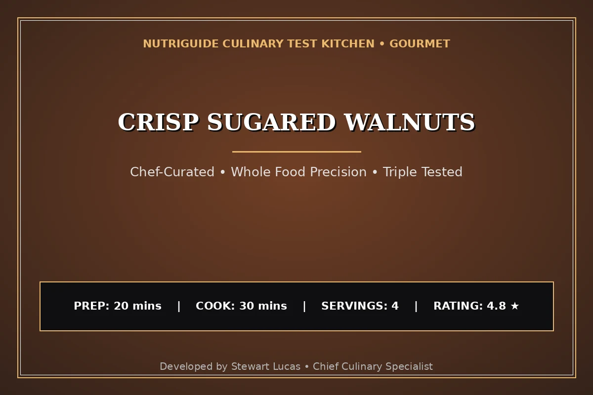 Crisp Sugared Walnuts