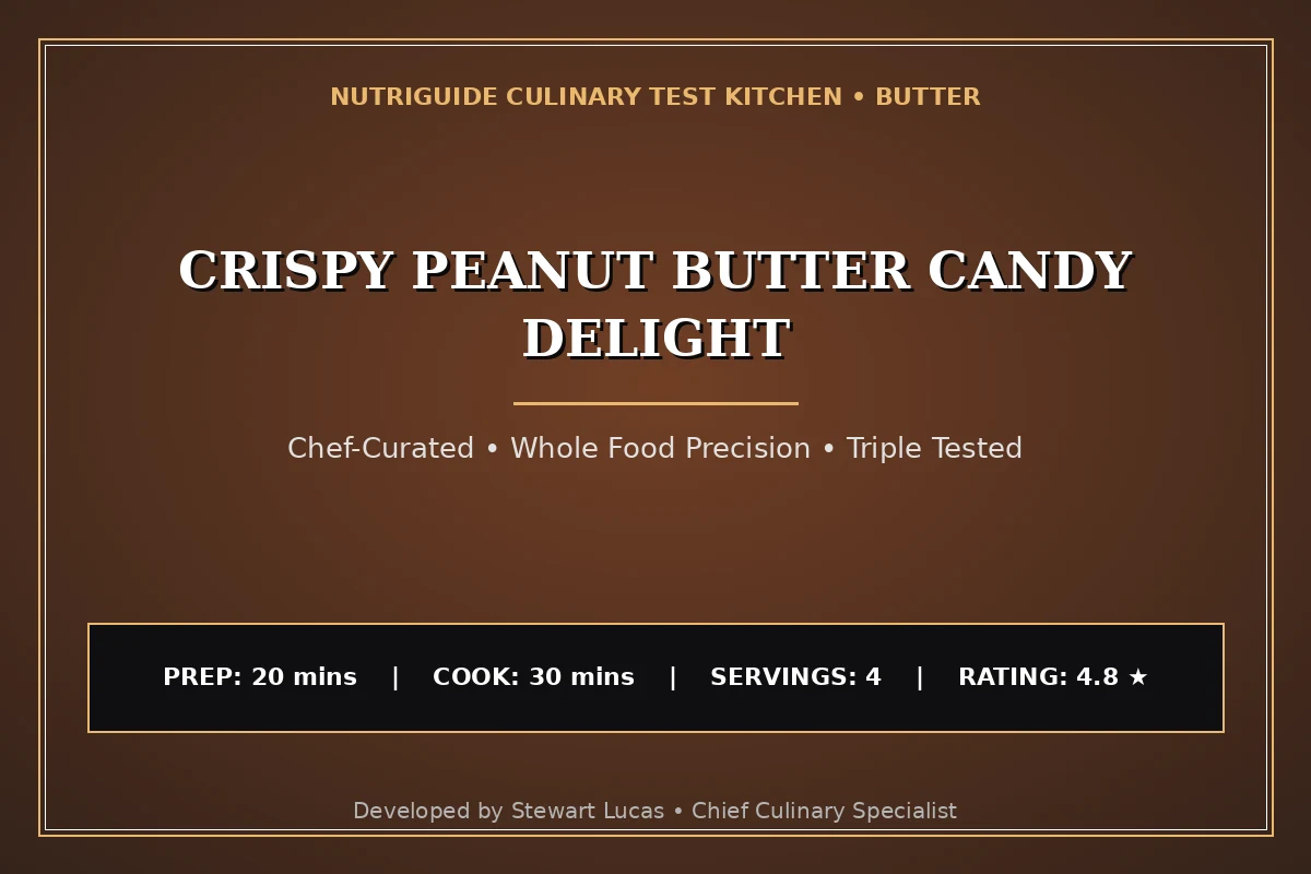 Crispy Peanut Butter Candy Delight