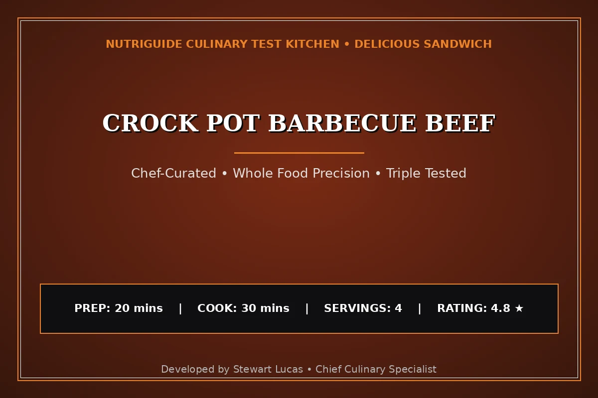 Crock Pot Barbecue Beef