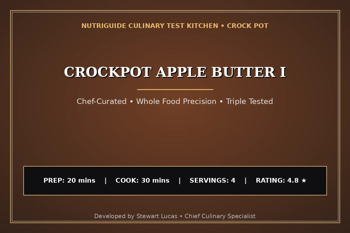 Crockpot Apple Butter I