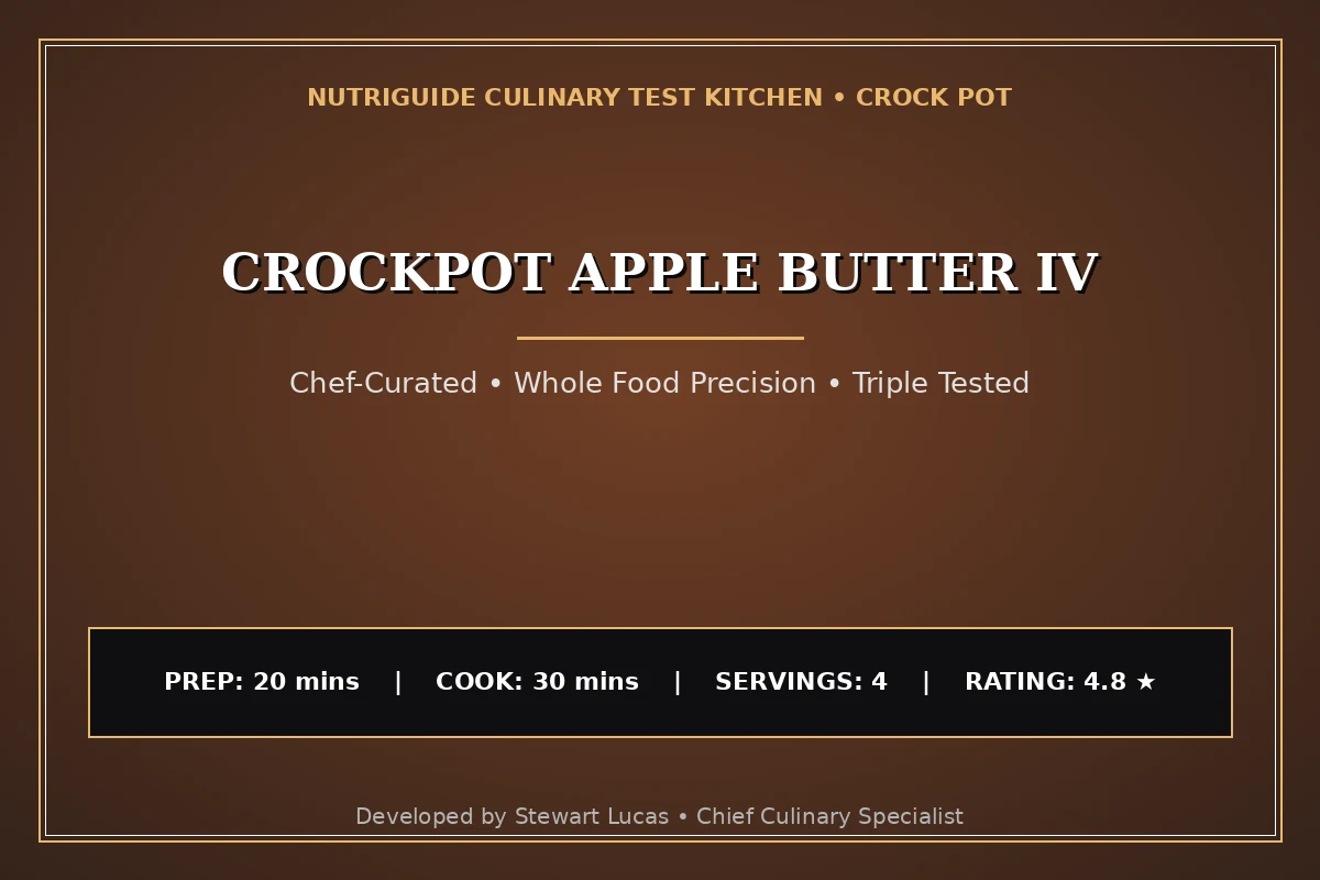 Crockpot Apple Butter Iv