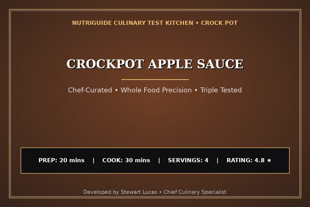 Crockpot Apple Sauce
