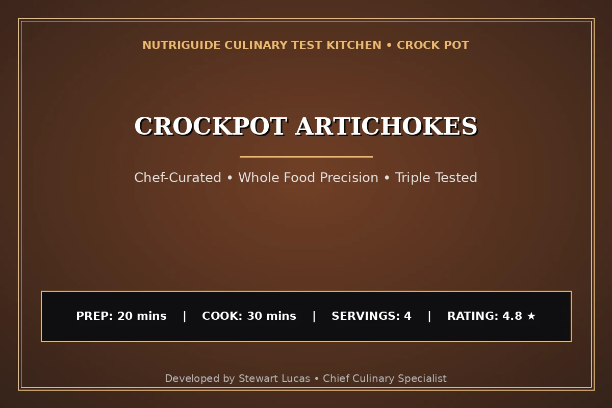 Crockpot Artichokes