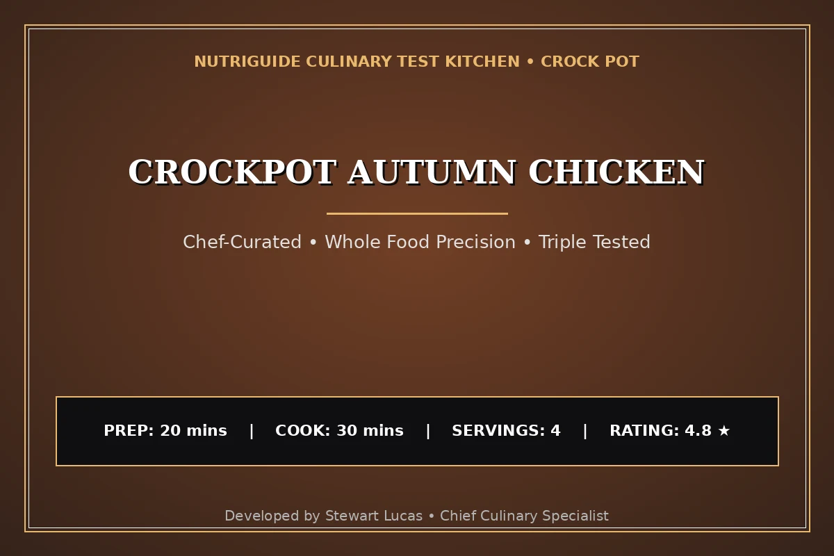 Crockpot Autumn Chicken