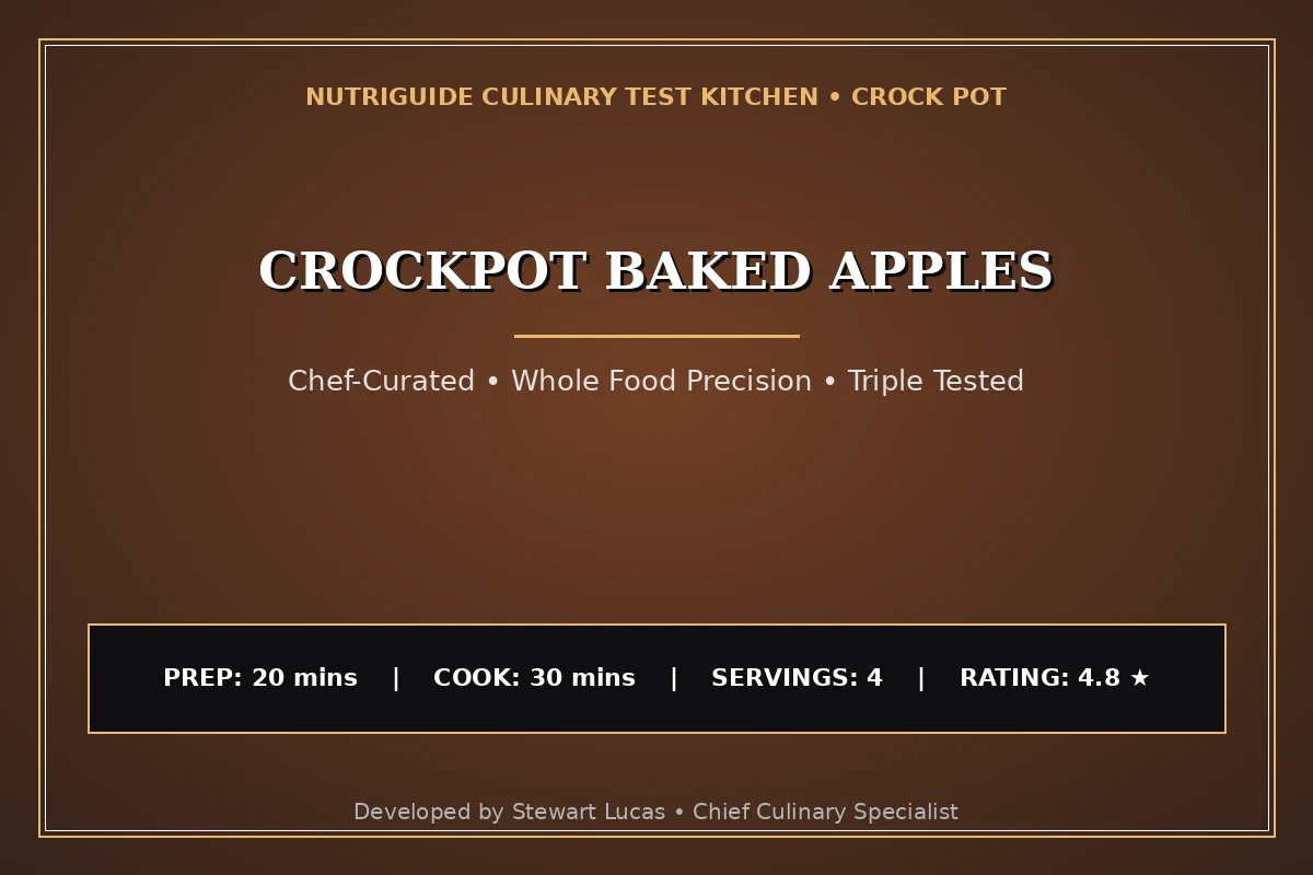 Crockpot Baked Apples