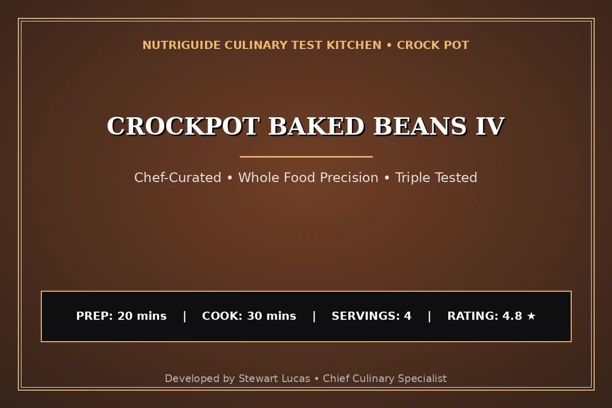 Crockpot Baked Beans Iv