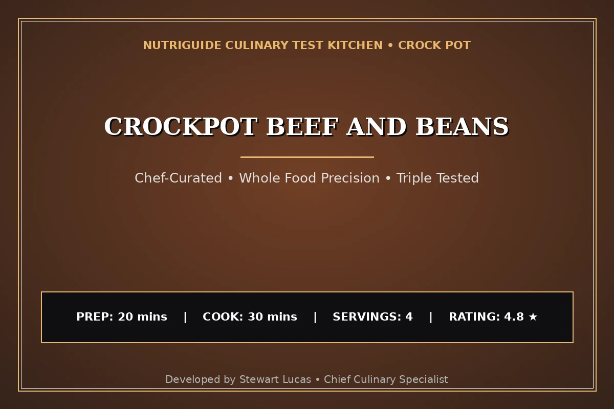 Crockpot Beef And Beans