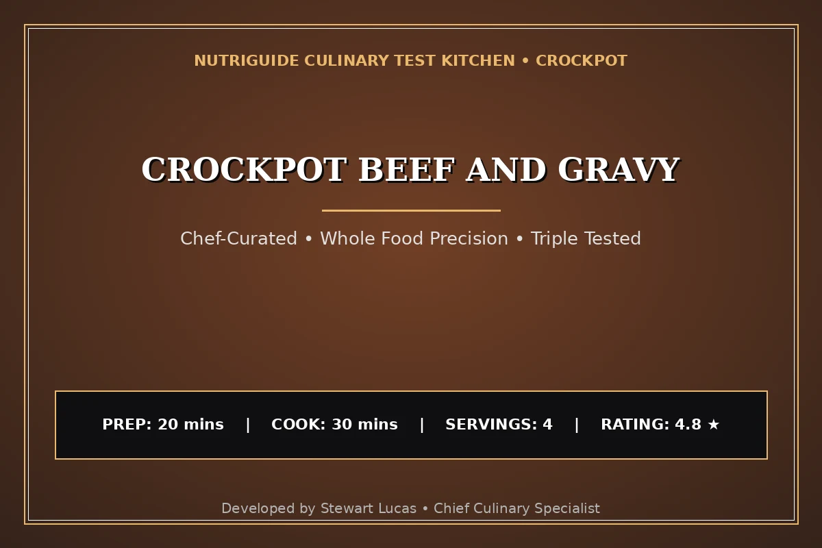 Crockpot Beef And Gravy