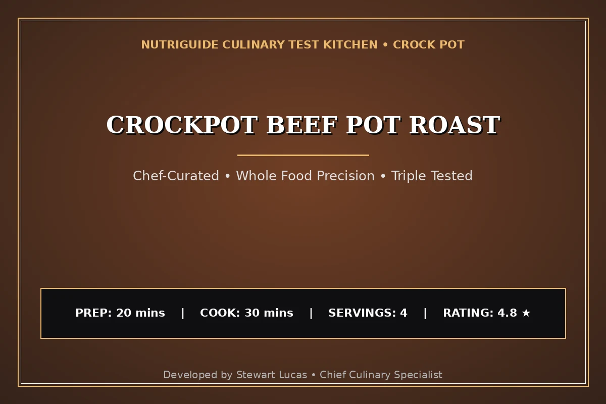 Crockpot Beef Pot Roast