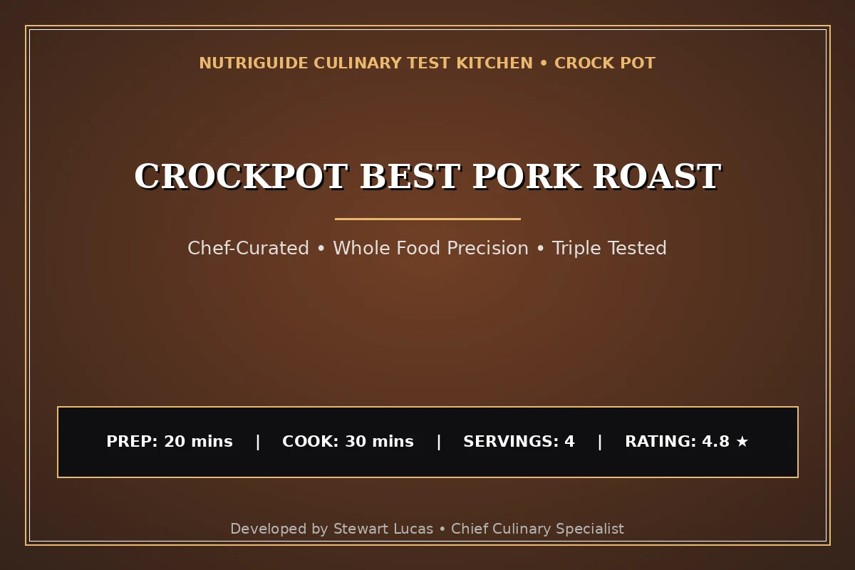 Crockpot Best Pork Roast