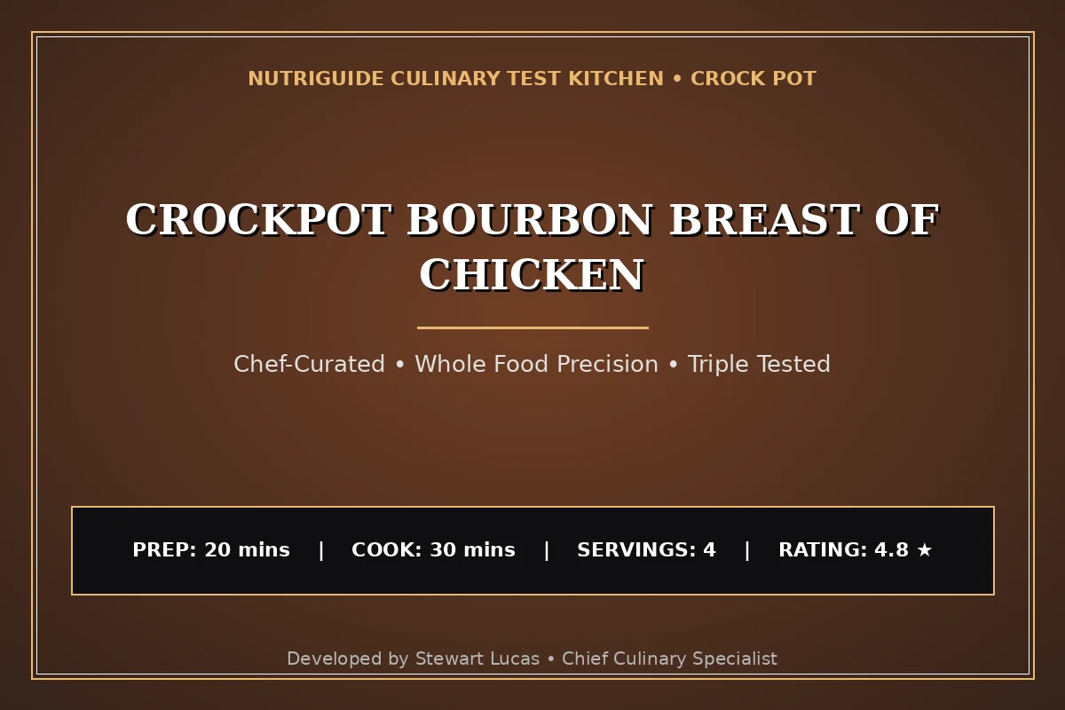 Crockpot Bourbon Breast Of Chicken