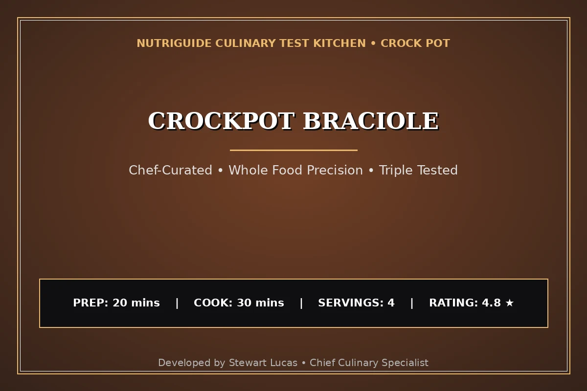 Crockpot Braciole