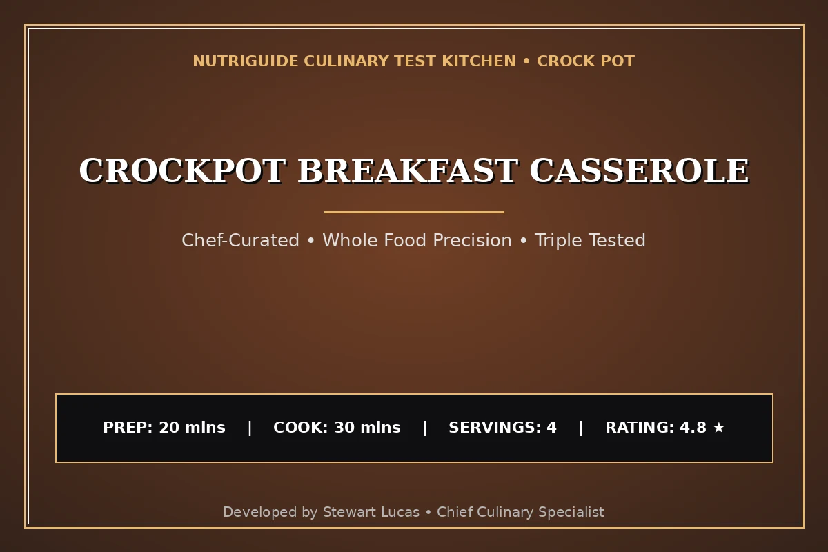 Crockpot Breakfast Casserole
