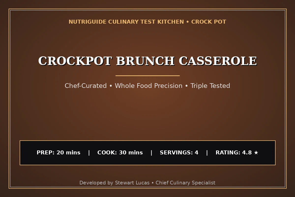 Crockpot Brunch Casserole