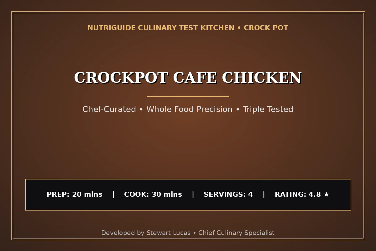Crockpot Cafe Chicken