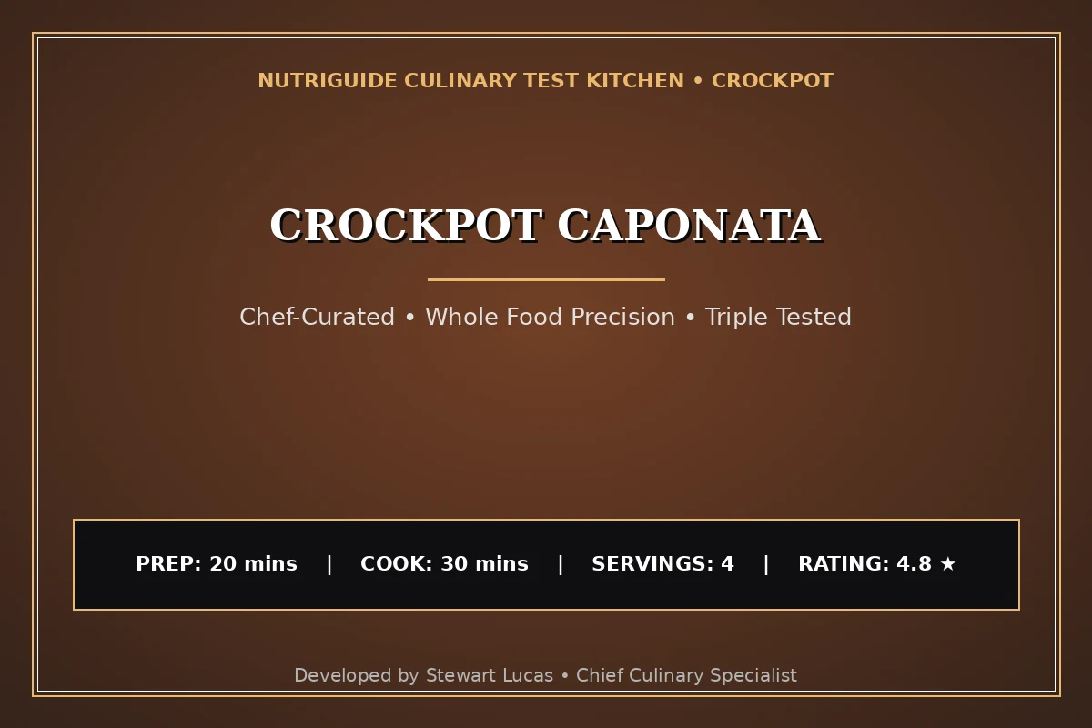 Crockpot Caponata