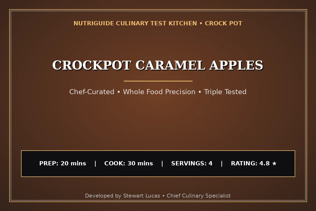 Crockpot Caramel Apples
