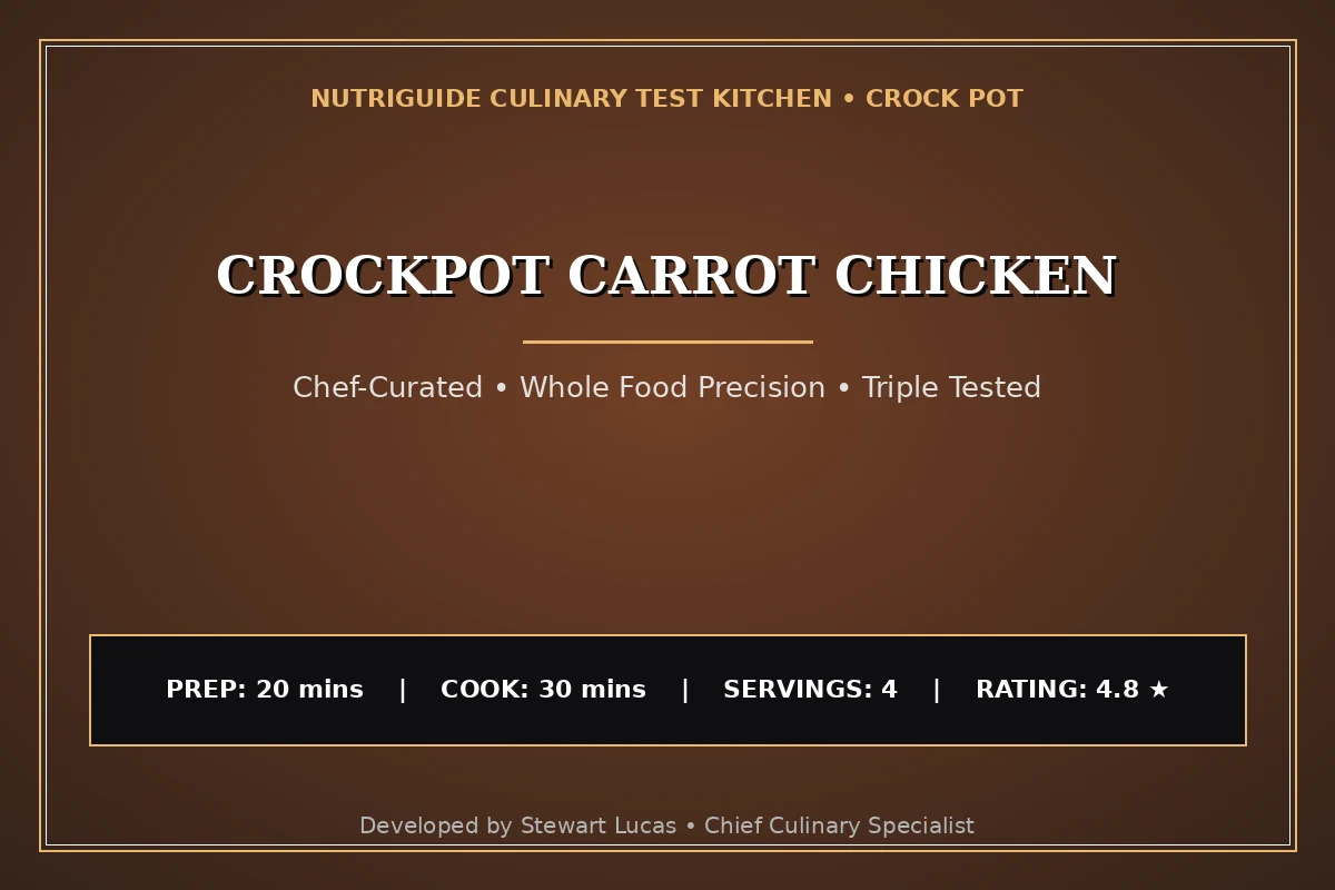 Crockpot Carrot Chicken