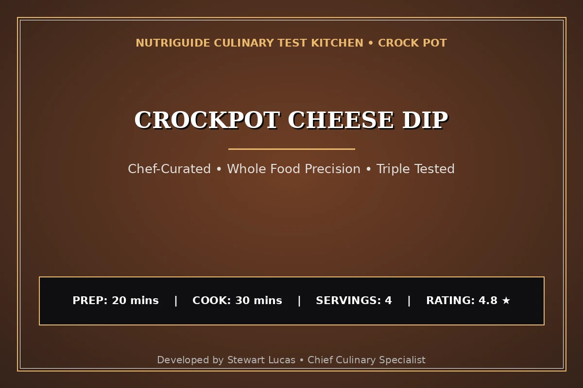 Crockpot Cheese Dip