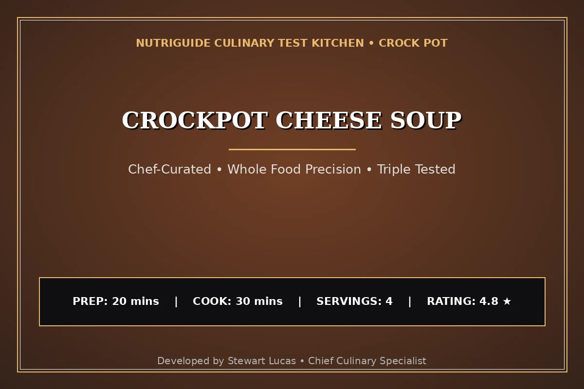 Crockpot Cheese Soup