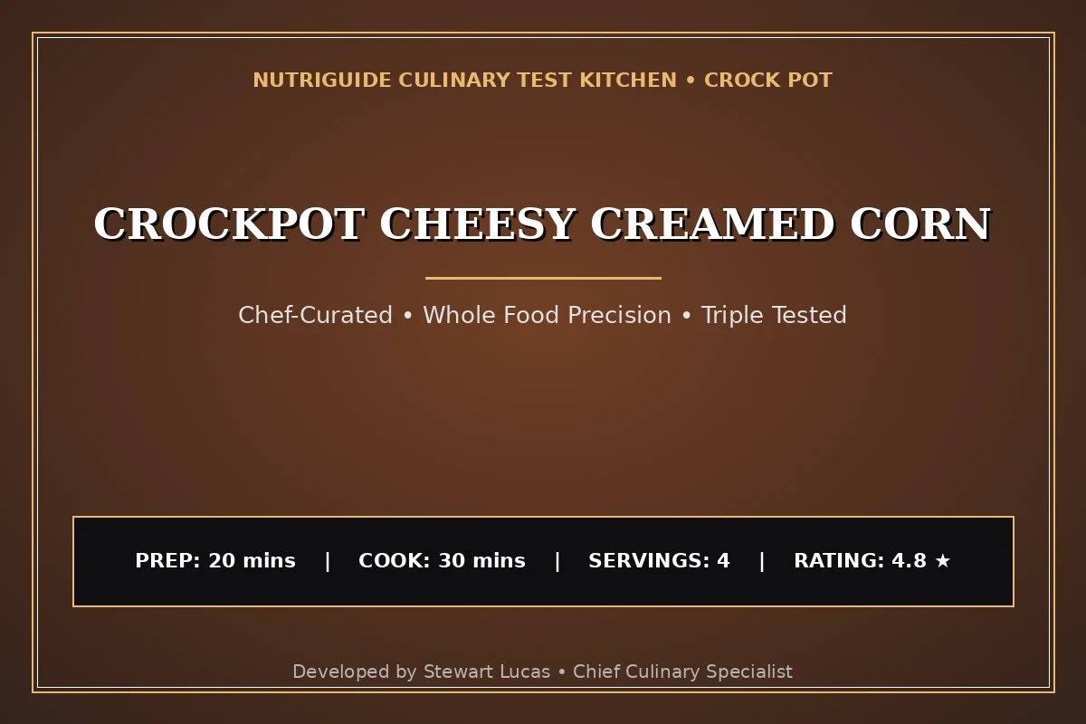 Crockpot Cheesy Creamed Corn