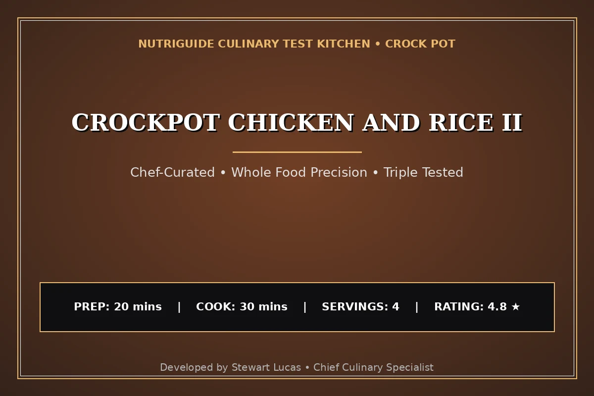 Crockpot Chicken And Rice Ii