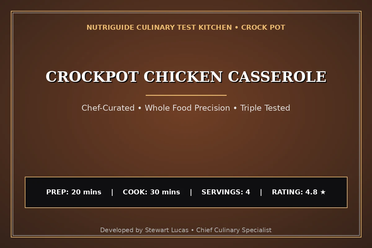 Crockpot Chicken Casserole