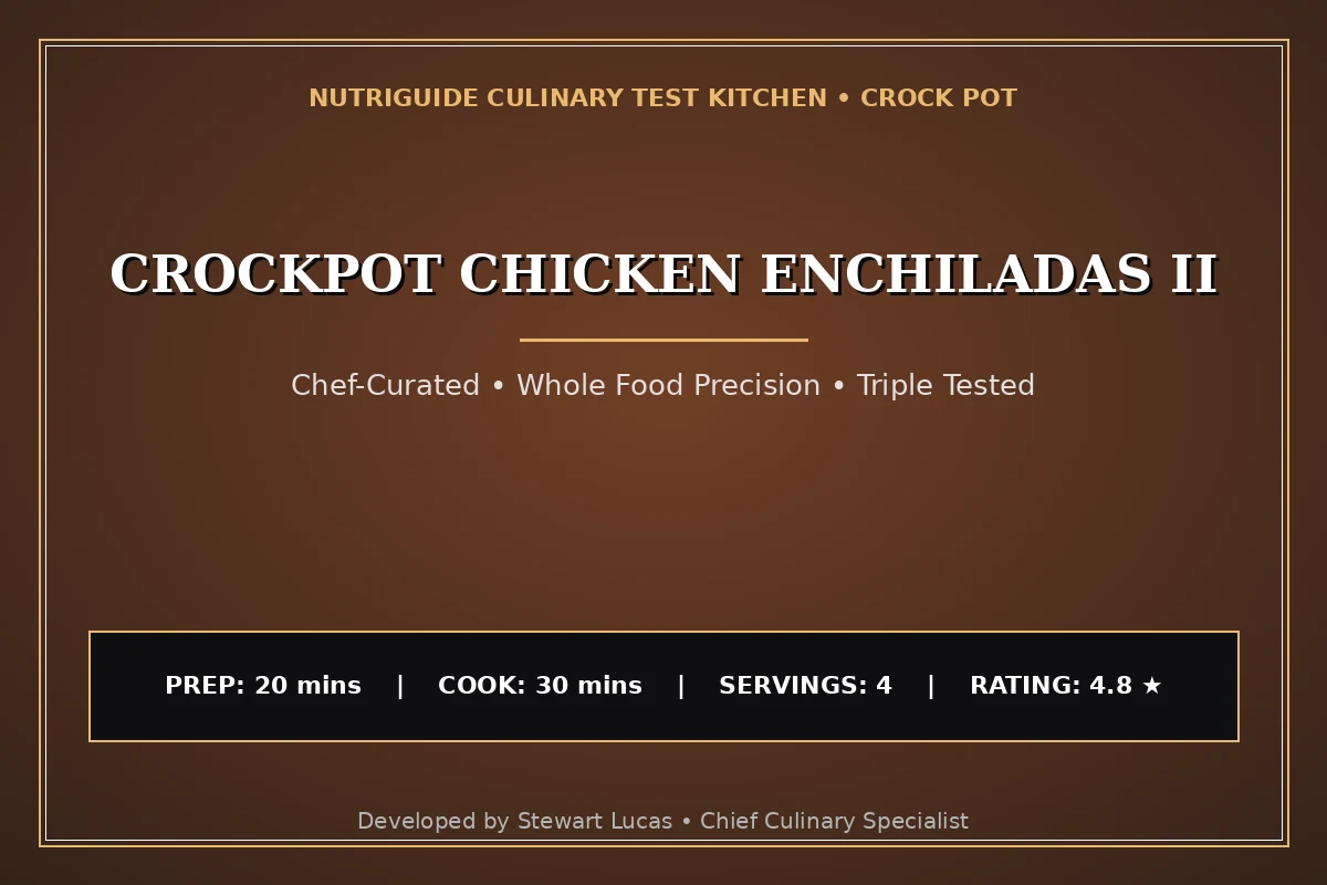 Crockpot Chicken Enchiladas Ii
