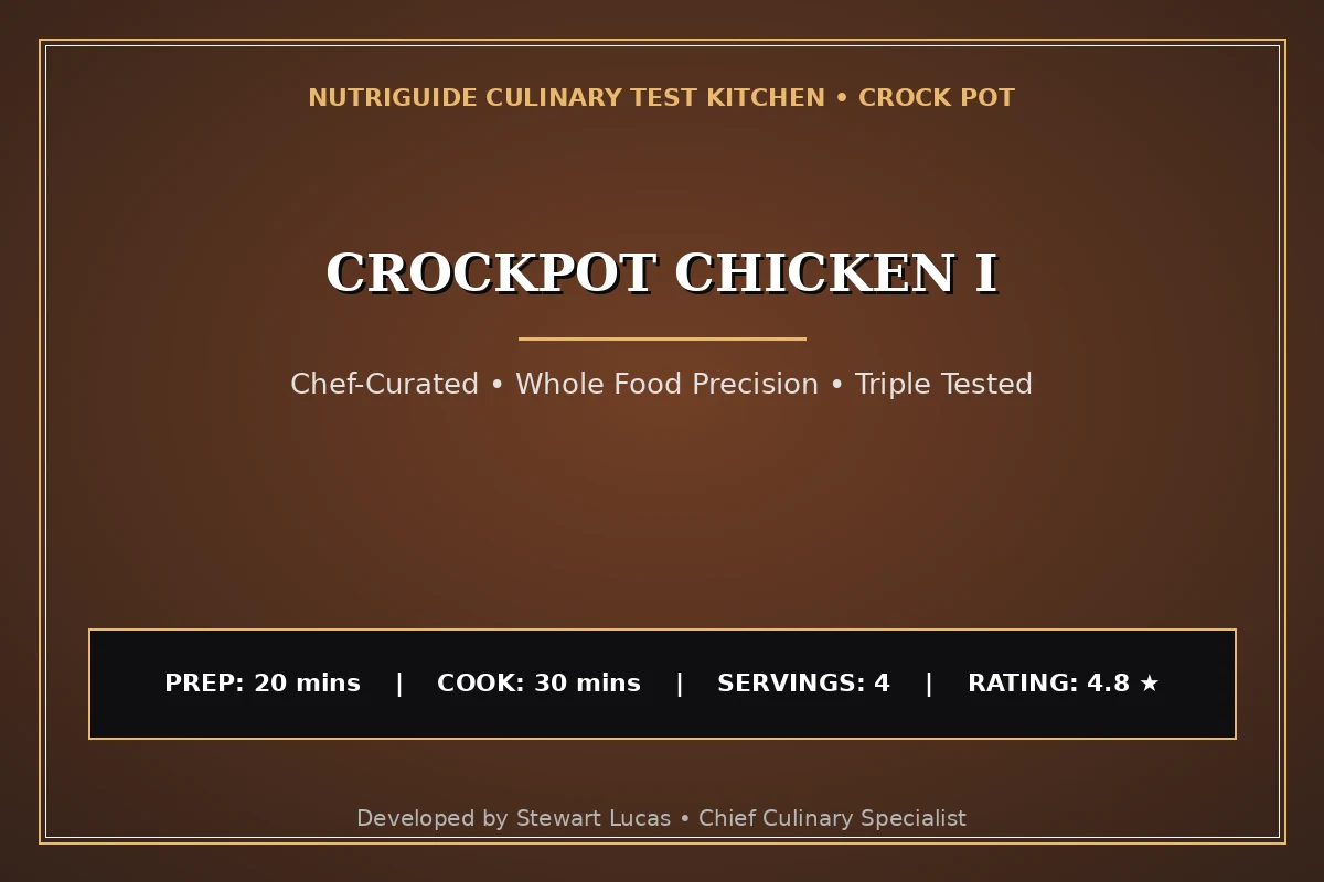 Crockpot Chicken I