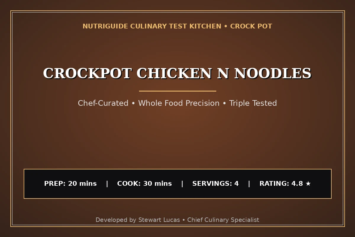 Crockpot Chicken N Noodles