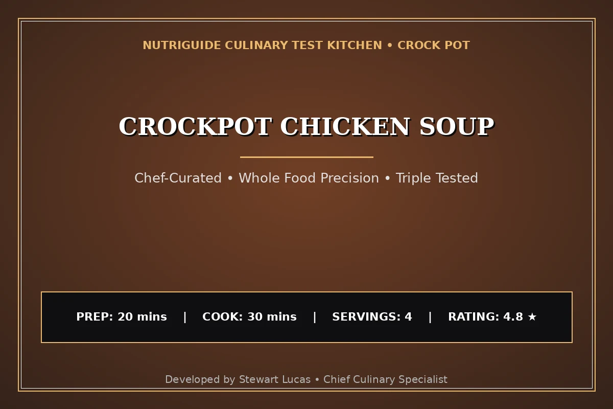 Crockpot Chicken Soup