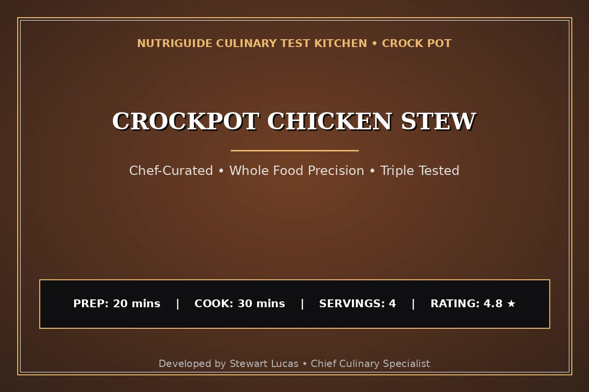 Crockpot Chicken Stew