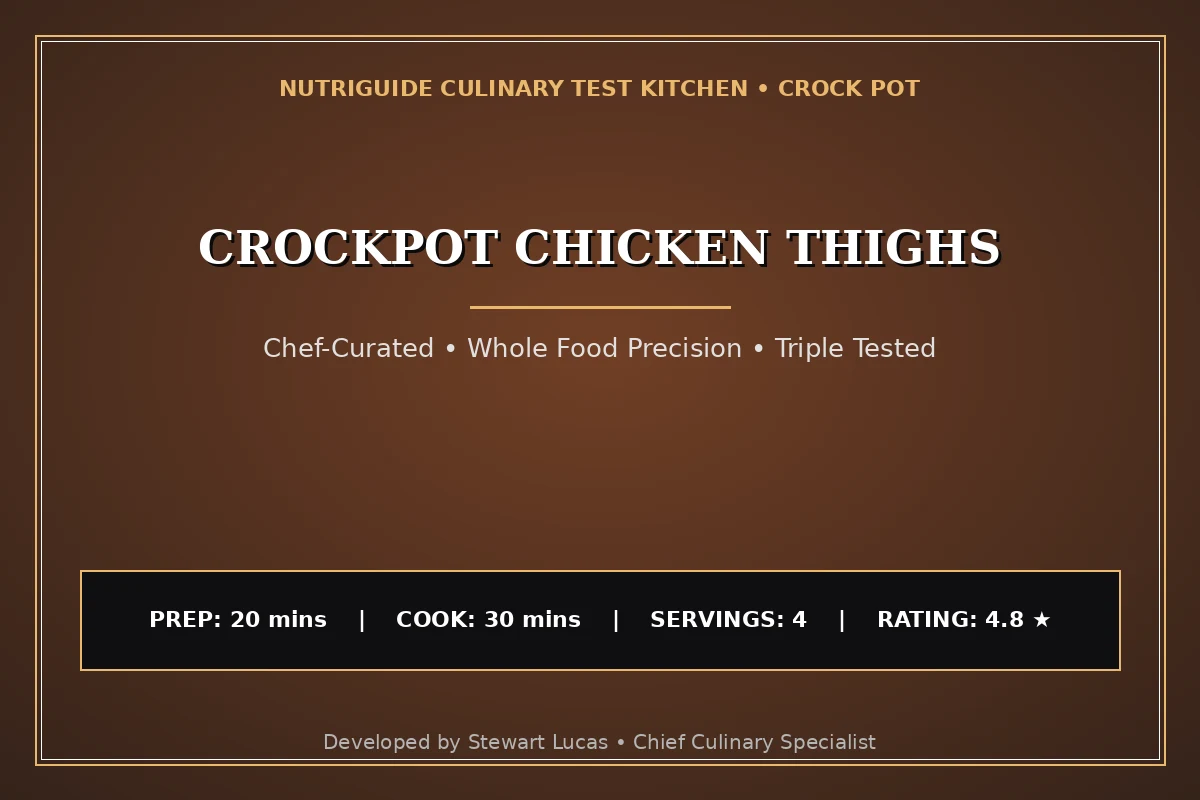 Crockpot Chicken Thighs