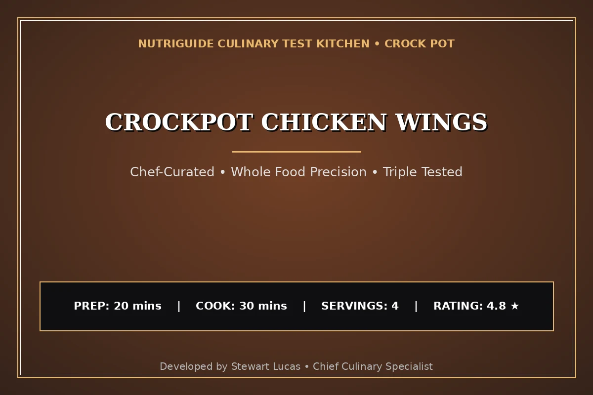 Crockpot Chicken Wings
