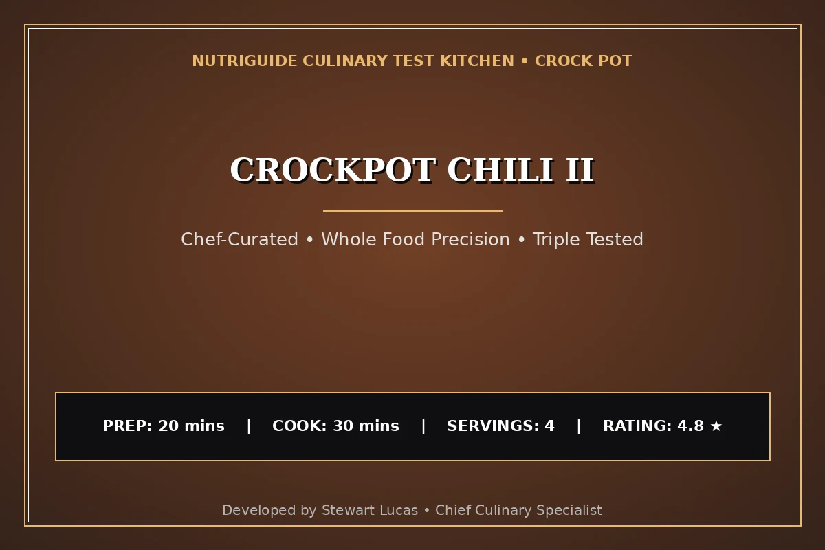 Crockpot Chili Ii