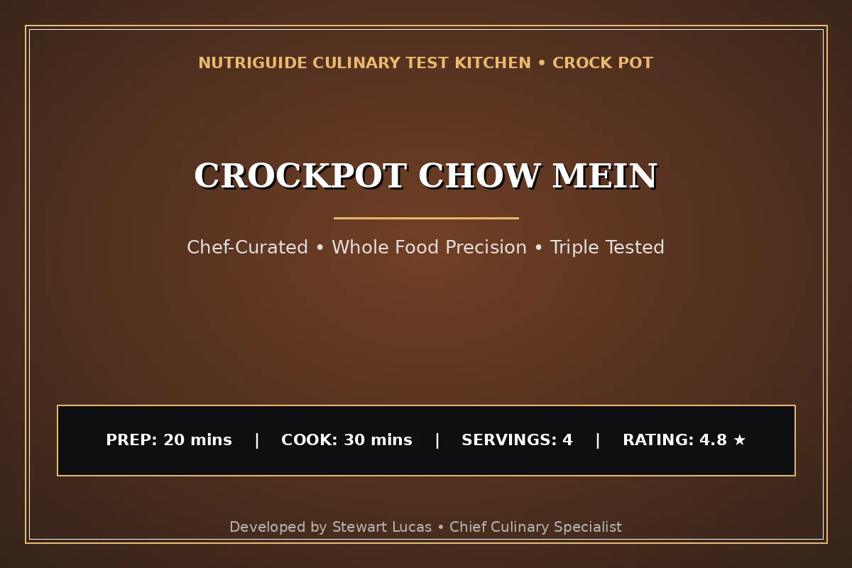 Crockpot Chow Mein