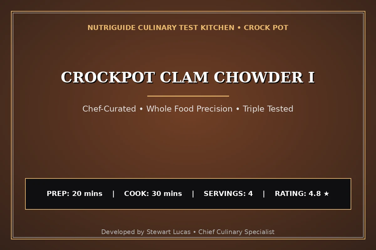 Crockpot Clam Chowder I