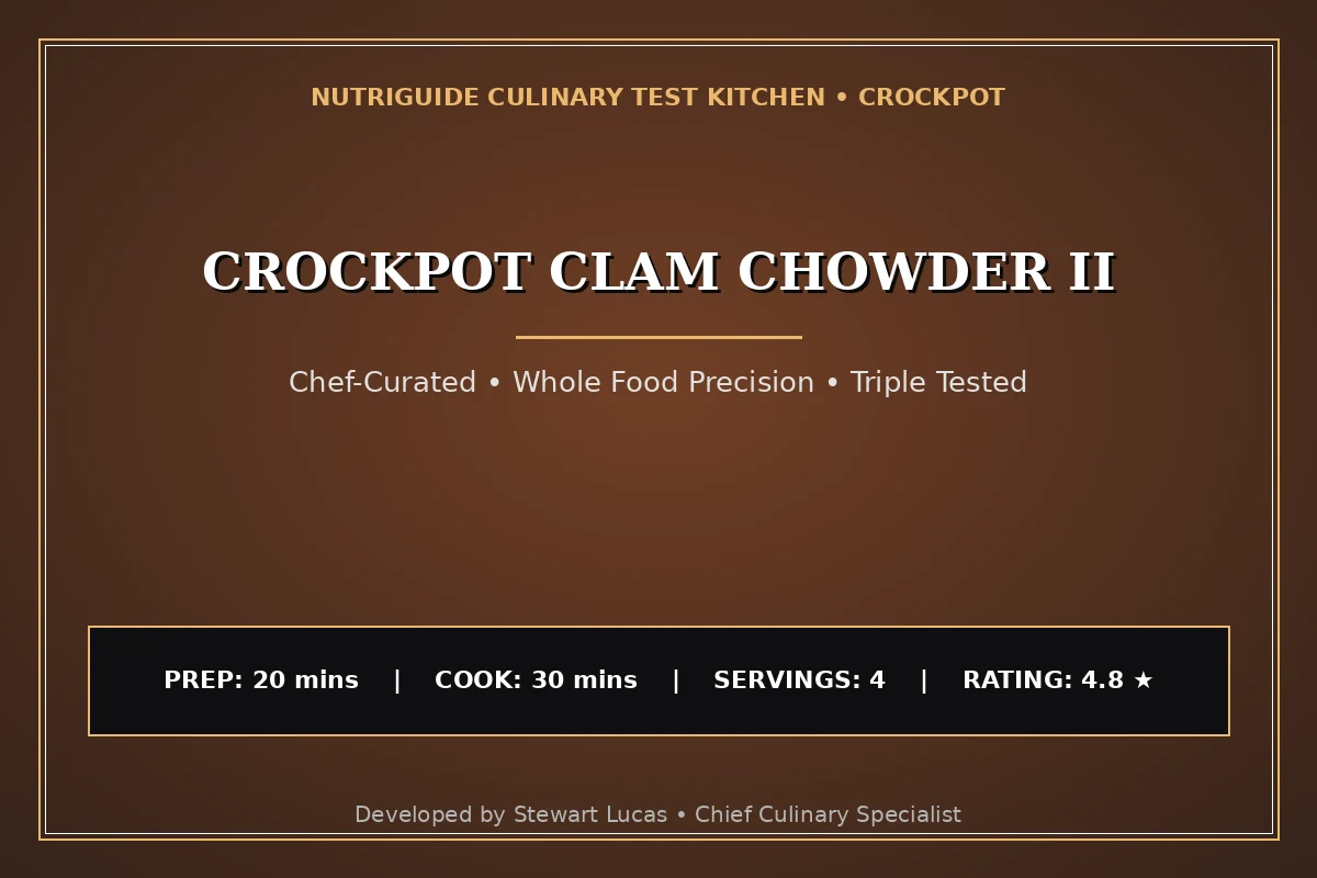 Crockpot Clam Chowder Ii