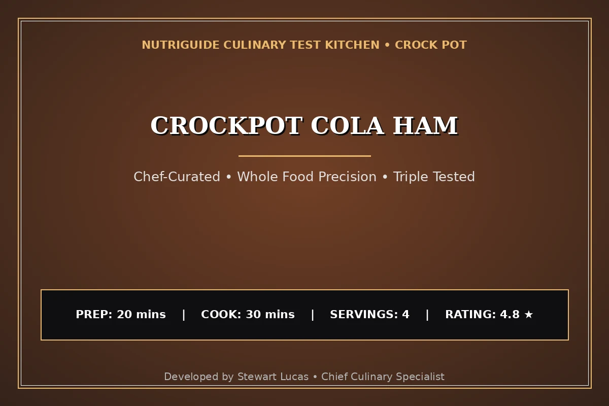 Crockpot Cola Ham
