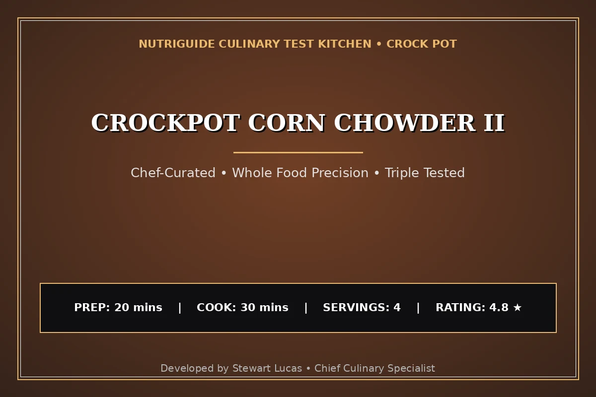 Crockpot Corn Chowder Ii