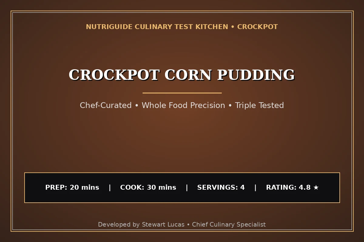 Crockpot Corn Pudding